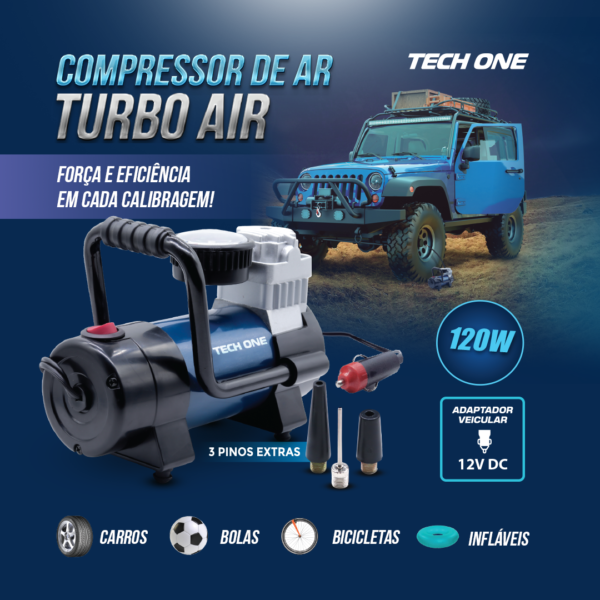 Compressor de Ar Turbo Air TECH ONE