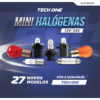 Lâmpadas Halógenas Miniatura 12V TECH ONE – Pacote com 10 unidades
