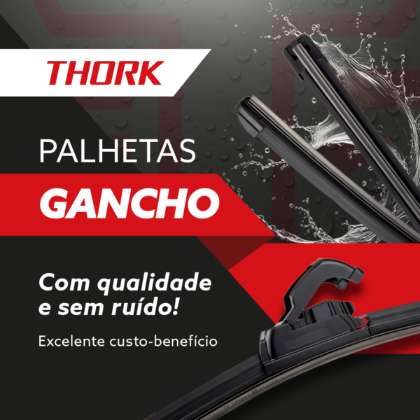 Palheta Automotiva Gancho THORK