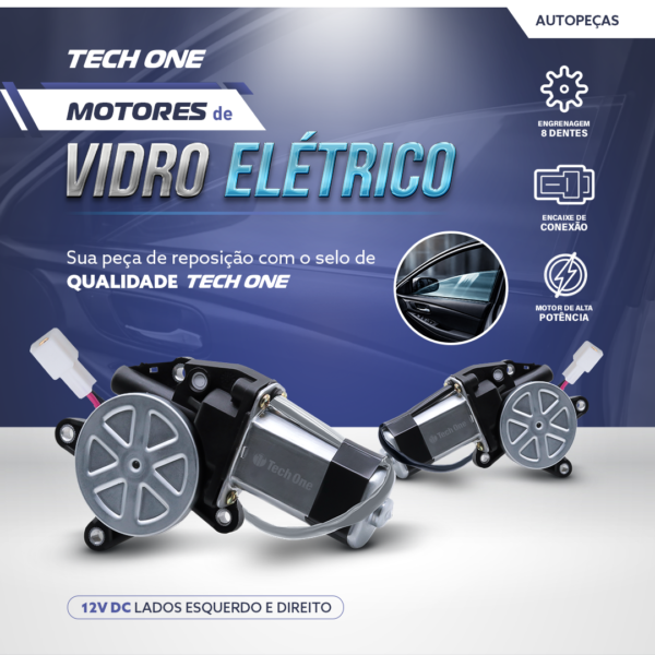 Motor de Vidro Elétrico TECH ONE