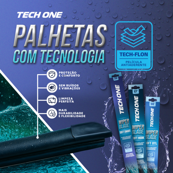 Palheta Automotiva TECH-FLON Smart TECH ONE