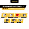 Sensor de Estacionamento Padrão 4 ou 8 Pontos com Visor CODE