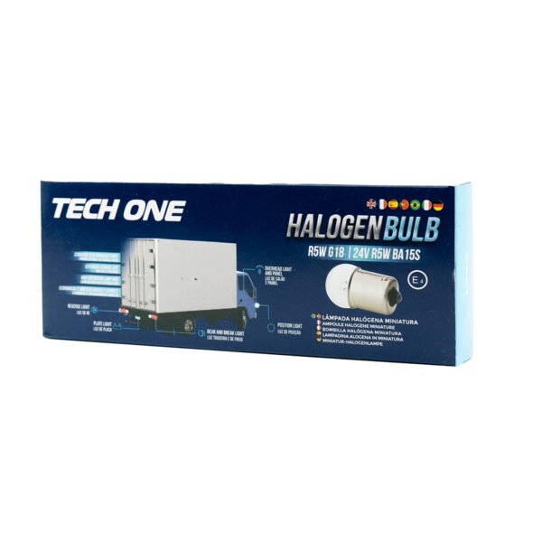 Lâmpada Halógena Miniatura 24V TECH ONE – Pacote com 10 unidades