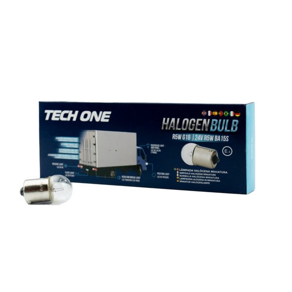 Lâmpada Halógena Miniatura 24V TECH ONE – Pacote com 10 unidades